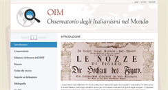 Desktop Screenshot of italianismi.org